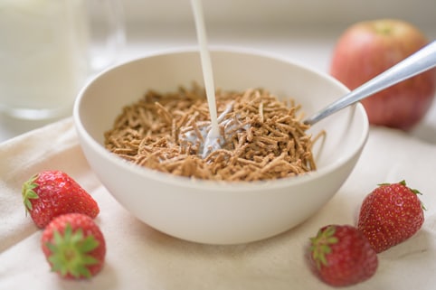 Kellogg’s® All-Bran® Original milk strawberries