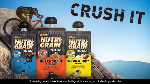 Kellogg’s® Nutri-Grain® To Go Protein Squeezers